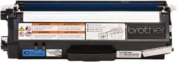 Brother - Cyan Toner Cartridge - Use with Brother HL-4150CDN, 4570CDW, 4570CDWT, MFC-9460CDN, 9560CDW, 9970CDW - Industrial Tool & Supply