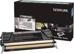 Lexmark - Black Toner Cartridge - Use with Lexmark C746, C748 - Industrial Tool & Supply