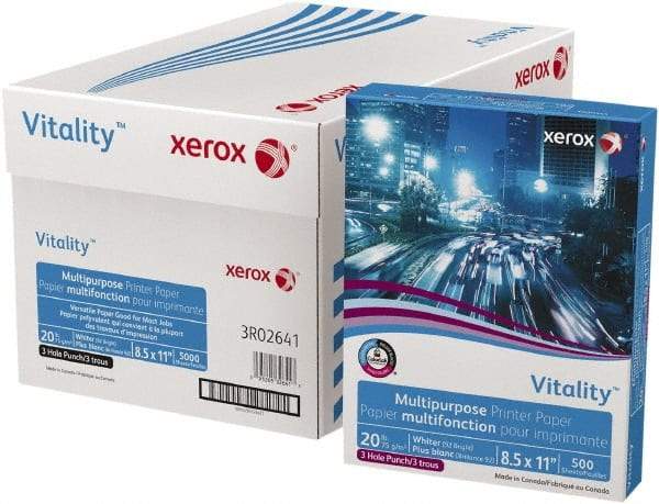 Xerox - White Copy Paper - Use with Laser Printers, Copiers, Fax Machines - Industrial Tool & Supply