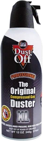 Dust-Off - Black & White Duster - Use with Computer - Industrial Tool & Supply