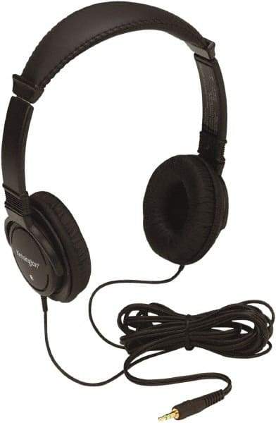 Kensington - Black Headphones - Use with Flexible Earpads - Industrial Tool & Supply