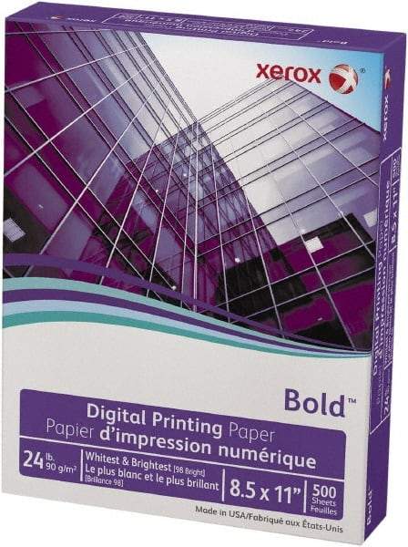 Xerox - White Copy Paper - Use with Imaging Equipment - Industrial Tool & Supply
