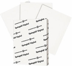 Springhill - White Copy Paper - Use with High Speed Copiers, Laser Printers, Offset Duplicators - Industrial Tool & Supply