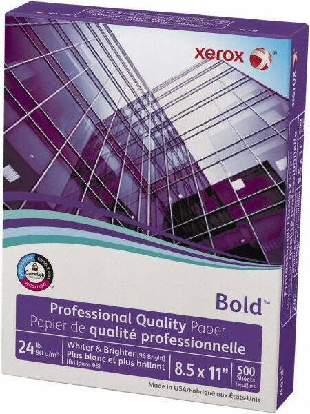Xerox - White Copy Paper - Use with Laser & Inkjet Printers, Laser & Inkjet Copiers - Industrial Tool & Supply