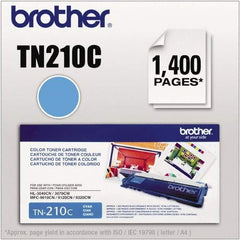 Brother - Cyan Toner Cartridge - Use with Brother HL-3040CN, 3045CN, 3070CW, 3075CW, MFC-9010CN, 9120CN, 9125CN, 9320CW, 9325CW - Industrial Tool & Supply