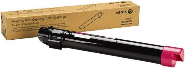 Xerox - Magenta Toner Cartridge - Use with Xerox Phaser 7500 - Industrial Tool & Supply