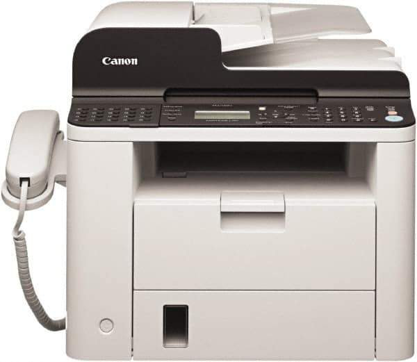 Canon - White Fax Machine - Use with Envelopes, Legal, Letter, Statement - Industrial Tool & Supply
