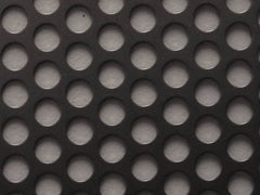 Value Collection - 36 x 40 x 0.075" Perforated Carbon Steel Sheet - 1/2" Staggered Round Holes, 11/16" Hole Spacing - Industrial Tool & Supply