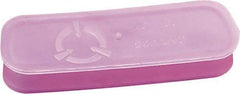 Caplugs - Conductive, Static Dissipative D-Subminiature Connector Cap - Ethylene Vinyl Acetate, Red - Industrial Tool & Supply