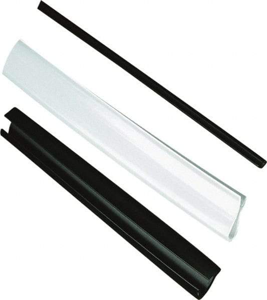 Caplugs - Low-Density Polyethylene Edge Liner - 0.2201" Inside Width, 1" Deep, 0.11 to 0.182" Hard Metal Thickness, Natural (Color) - Industrial Tool & Supply