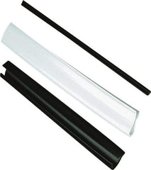 Caplugs - Low-Density Polyethylene Edge Liner - 0.2201" Inside Width, 1" Deep, 0.11 to 0.182" Hard Metal Thickness, Natural (Color) - Industrial Tool & Supply