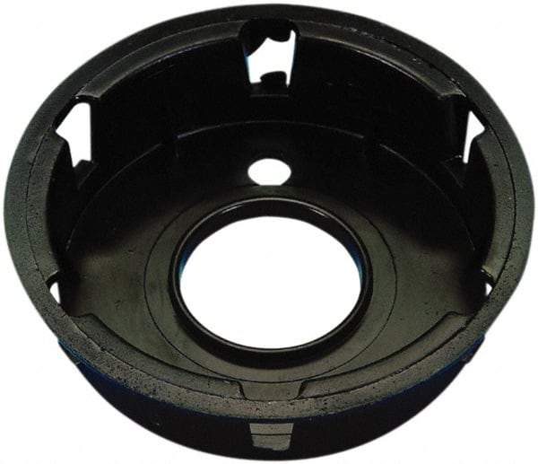 Caplugs - 5/8" ID, Round Head Plug - 3" OD, High-Impact Polystyrene, Black - Industrial Tool & Supply