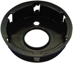 Caplugs - 5/8" ID, Round Head Plug - 3" OD, High-Impact Polystyrene, Black - Industrial Tool & Supply
