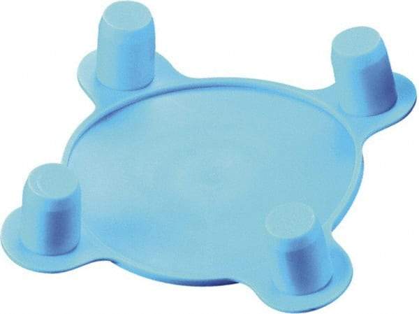 Caplugs - Push-In Bolt Hole Plug - Low-Density Polyethylene, Blue - Industrial Tool & Supply