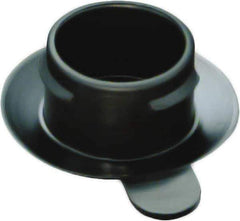 Caplugs - Push-In Finishing Plugfor 3/8 NPT, 5/8 SAE Thread - 0.558" ID, 0.96 OD, Low-Density Polyethylene, Black - Industrial Tool & Supply