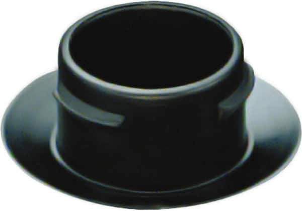 Caplugs - Push-In Finishing Plugfor 3/4 SAE Thread - 0.681" ID, 0.95 OD, 0.29" Deep, Low-Density Polyethylene, Black - Industrial Tool & Supply