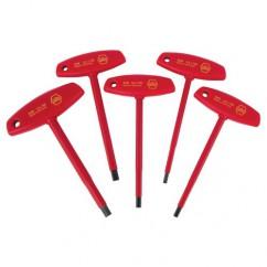 5PC INSULATED T-HANDLE HEX SET-MM - Industrial Tool & Supply