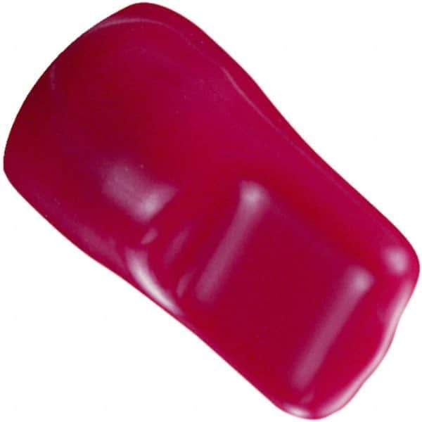 Caplugs - 0.427" ID, Pull-Tab, Round Head Cap - 1-5/8" Long, Vinyl, Blue - Industrial Tool & Supply