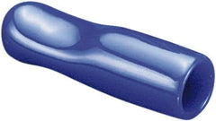 Caplugs - 0.42" ID, Pull-Tab, Round Head Cap - 1-23/64" Long, Vinyl, Black - Industrial Tool & Supply