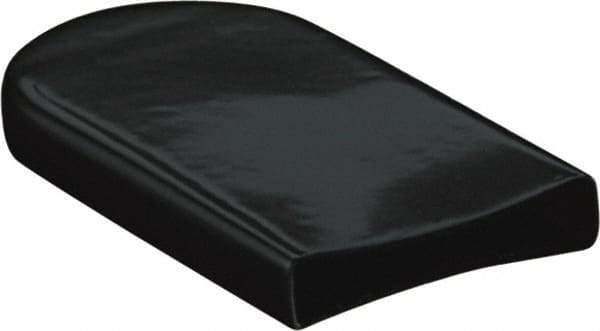 Caplugs - 1/16" x 3/4" x 3/4", Rectangular with Dome Head Finishing Cap/Grip - 1" Long, Vinyl, Brown - Industrial Tool & Supply