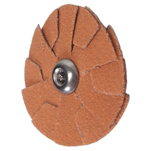 3″ Blaze Overlap Slotted Disc 2-Ply 80 Grit 8–32 Eyelet Ceramic Alumina - Industrial Tool & Supply