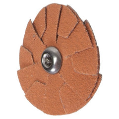 3″ Blaze Overlap Slotted Disc 2-Ply 80 Grit 8–32 Eyelet Ceramic Alumina - Industrial Tool & Supply