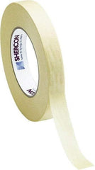 Caplugs - 4" Wide x 60 Yd Long Off-White Crepe Paper High Temperature Masking Tape - Series KD114000, 7.5 mil Thick - Industrial Tool & Supply