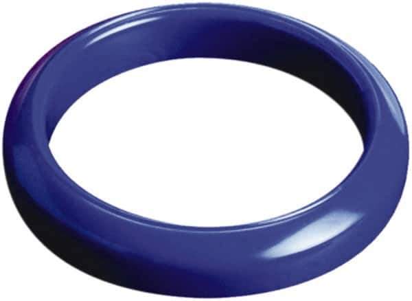 Caplugs - 0.96" ID, Push-On Weld Neck Cap - 1.29" OD, 5/32" Long, Vinyl, Black - Industrial Tool & Supply