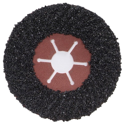 7″ × 1/4″ × 7/8″ FastCut Fiber Disc Type 27 16 Grit Silicon Carbide - Industrial Tool & Supply
