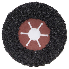 7″ × 1/4″ × 7/8″ FastCut Fiber Disc Type 27 16 Grit Silicon Carbide - Industrial Tool & Supply