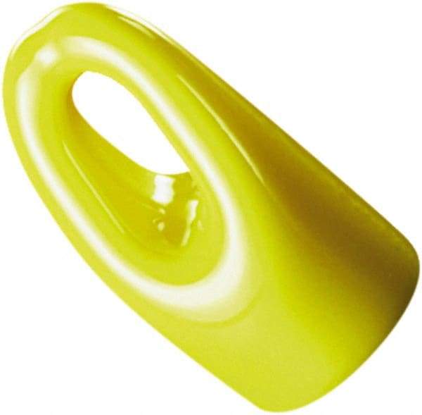 Caplugs - Round Head Hanger Tip Cap - 1/2" Long, Vinyl, Orange - Industrial Tool & Supply
