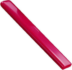 Caplugs - 1/4" x 2" x 2", Rectangular Head Finishing Cap/Grip - 1" Long, Vinyl, Orange - Industrial Tool & Supply