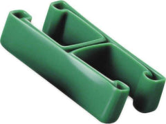 Caplugs - 3-1/4" x 3/4", Flexible Push-On I-Frame End Cap - 1-5/8" Long, Vinyl, Black - Industrial Tool & Supply