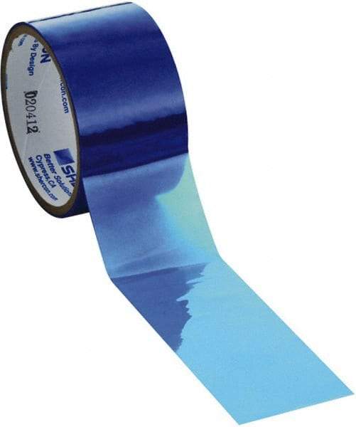 Caplugs - 80mm Wide x 66 m Long Blue Polyester Film High Temperature Masking Tape - Series PC9080MM, 3 mil Thick - Industrial Tool & Supply