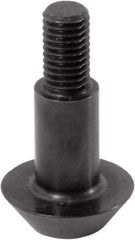 Jergens - M12 Round Head Hardened Steel Clamp Cylinder Pressure Point - For ZPS, 17mm High x 17mm Wide - Industrial Tool & Supply
