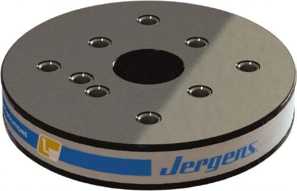 Jergens - 210mm Long x 210mm Wide x 35mm High Steel Fixture Plate - 35mm Plate Thickness - Industrial Tool & Supply