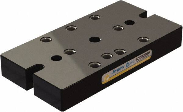 Jergens - 130mm Long x 250mm Wide x 35mm High Aluminum Fixture Plate - 35mm Plate Thickness - Industrial Tool & Supply