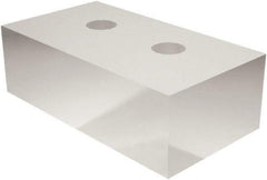 Schunk - 160mm Wide x 120mm High x 68mm Thick, Flat/No Step Vise Jaw - Soft, Aluminum, Moveable Jaw, Compatible with KSC 160 Vises - Industrial Tool & Supply