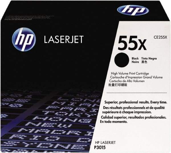 Hewlett-Packard - Black Toner Cartridge - Use with HP LaserJet Enterprise 500 MFP M525, flow MFP M525c, P3015, LaserJet Pro M521dn - Industrial Tool & Supply
