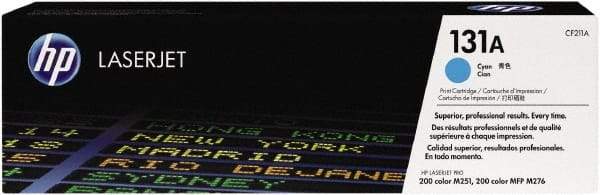 Hewlett-Packard - Cyan Toner Cartridge - Use with HP LaserJet Pro 200 Color M251nw, MFP M276nw - Industrial Tool & Supply