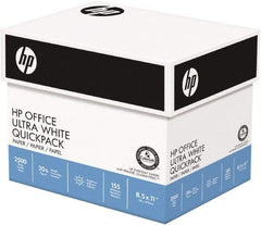 Hewlett-Packard - 8-1/2" x 11" White Copy Paper - Use with Laser Printers, Copiers, Fax Machines, Inkjet Printers - Industrial Tool & Supply