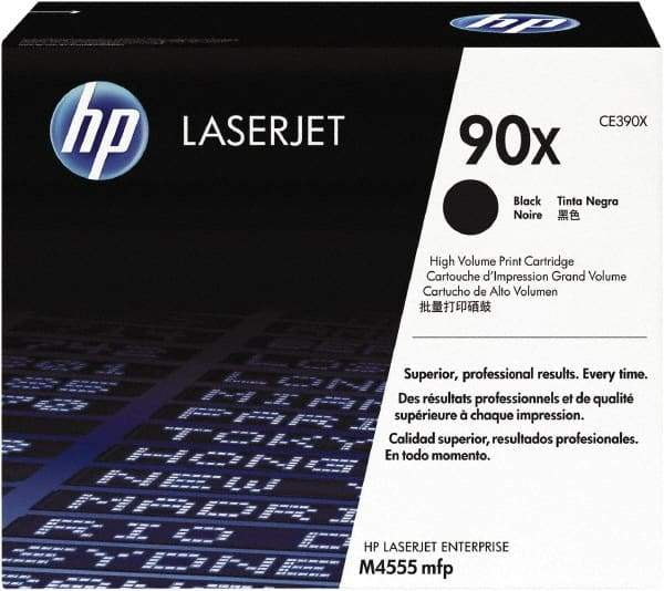 Hewlett-Packard - Black Toner Cartridge - Use with HP LaserJet Enterprise 600 Printer M602, 600 Printer M603, M4555 mfp - Industrial Tool & Supply
