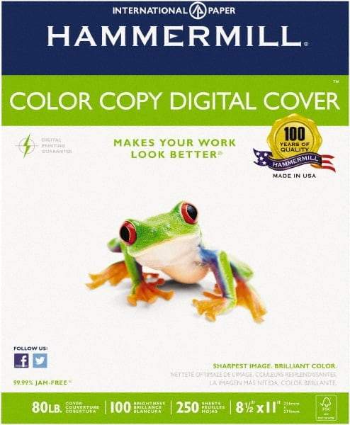 Hammermill - 8-1/2" x 11" Photo White Colored Copy Paper - Use with High-Speed Copiers,High-Speed Printers,Laser Printers - Industrial Tool & Supply