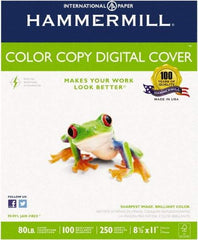 Hammermill - 8-1/2" x 11" Photo White Colored Copy Paper - Use with High-Speed Copiers,High-Speed Printers,Laser Printers - Industrial Tool & Supply