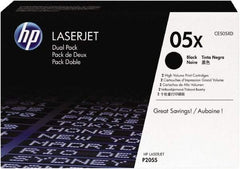 Hewlett-Packard - Black Toner Cartridge - Use with HP LaserJet P2055 - Industrial Tool & Supply