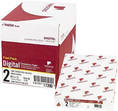 Nekoosa - 8-1/2" x 11" White & Canary Digital Carbonless Paper - Use with Laser Copiers, Laser Printers - Industrial Tool & Supply