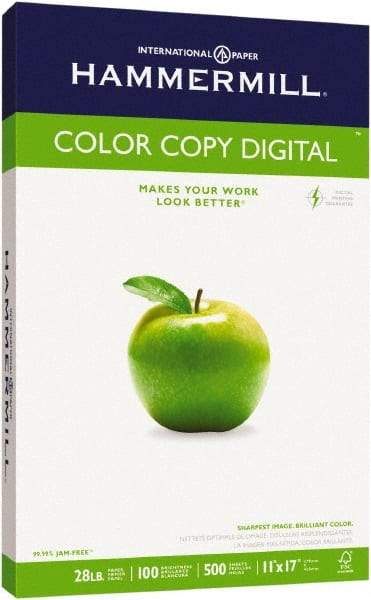 Hammermill - 11" x 17" Photo White Copy Paper - Use with Laser Printers, Offset Presses, Color Copiers - Industrial Tool & Supply