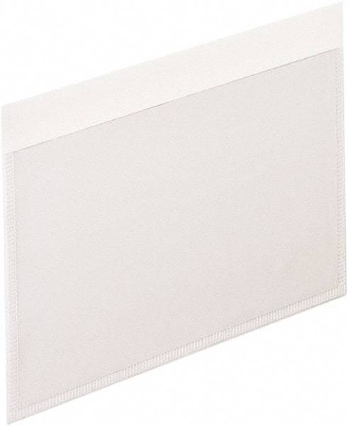 Pendaflex - 3 x 5", Letter Size, Clear, Pocket Folders - Assorted Tab Cut Location - Industrial Tool & Supply