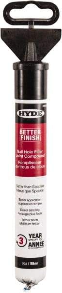 Hyde Tools - 3 oz Tube Drywall/Plaster Repair - White - Industrial Tool & Supply