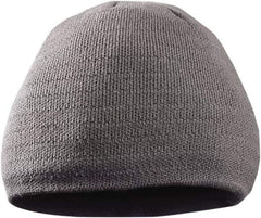 OccuNomix - Size Universal, Warming Slip-On Fleece Cap - Gray Solid Pattern, Polyester - Industrial Tool & Supply